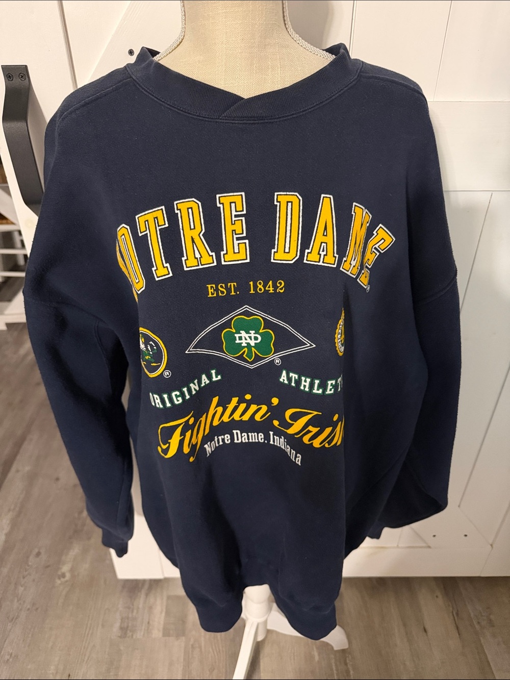 Men’s Vintage Notre Dame crewneck